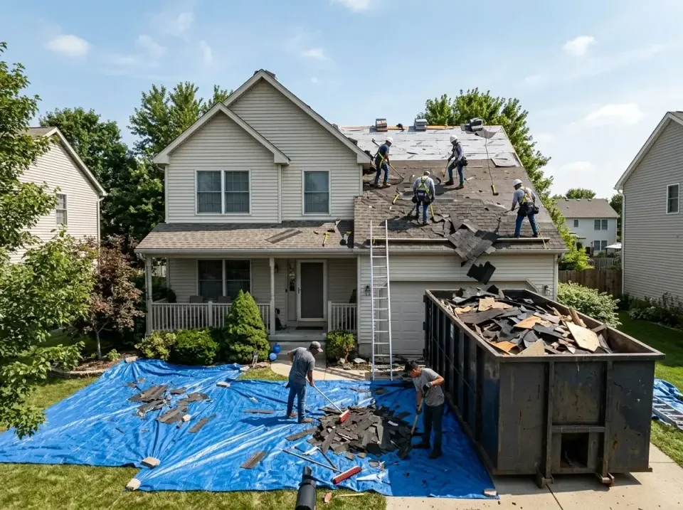 roof-replacement-debris-remova-004 — frequently asked questions, Cheapest Dumpster Rentals in La Grange Park, IL